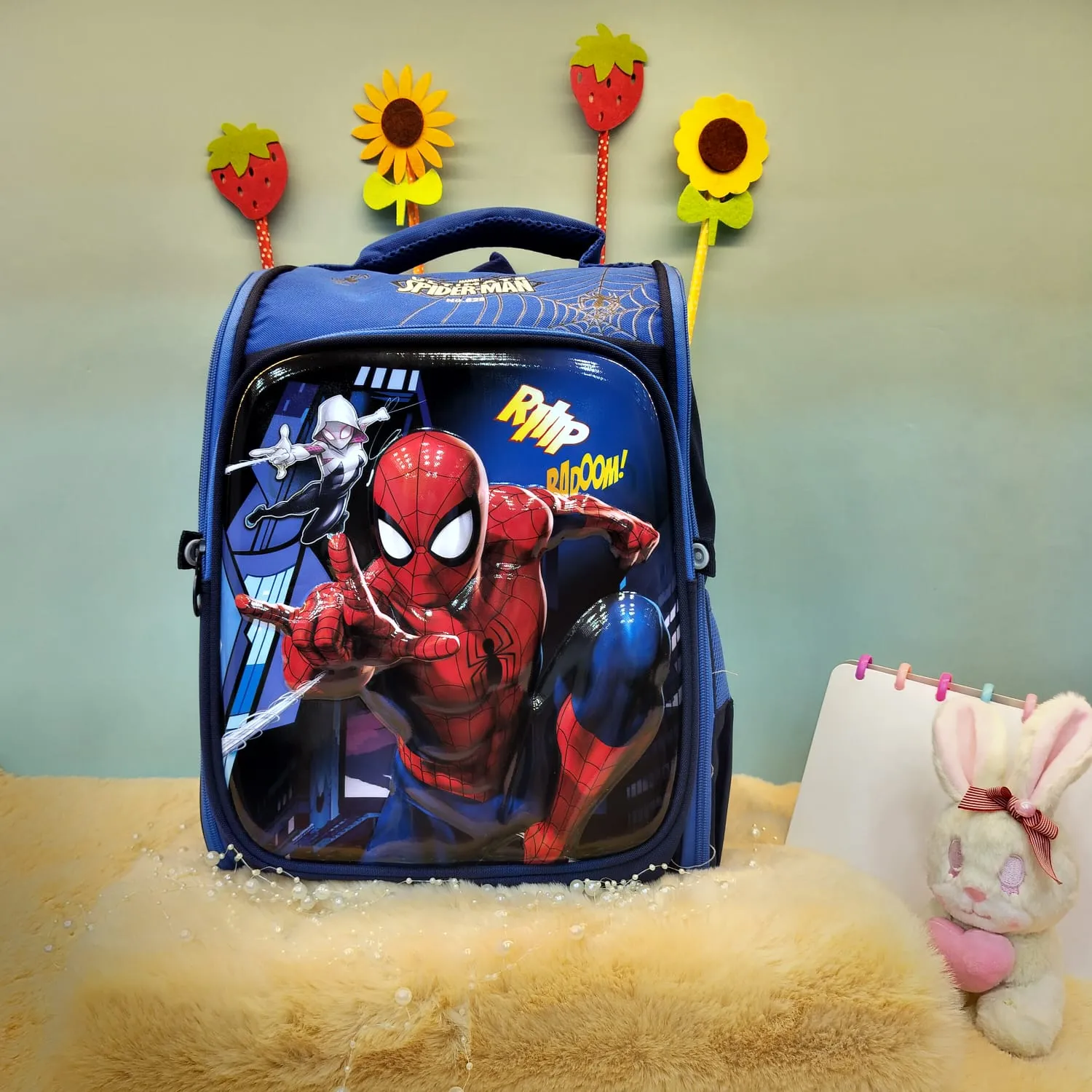 3D Cartoon Design School Bags.