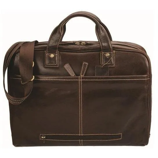 Adpel Capri Genuine Leather Computer Bag