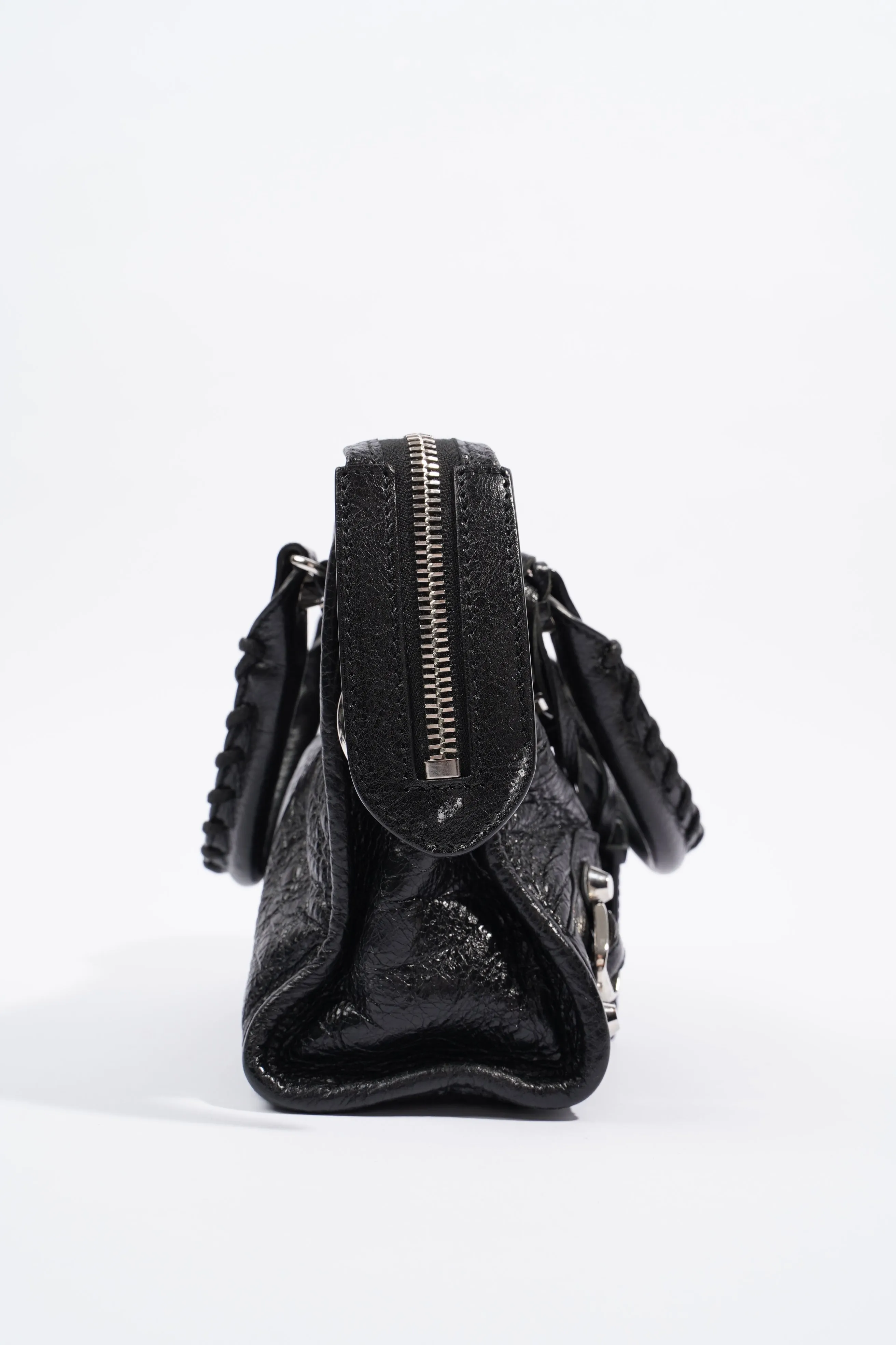 Balenciaga Classic City 2way Black Leather Mini