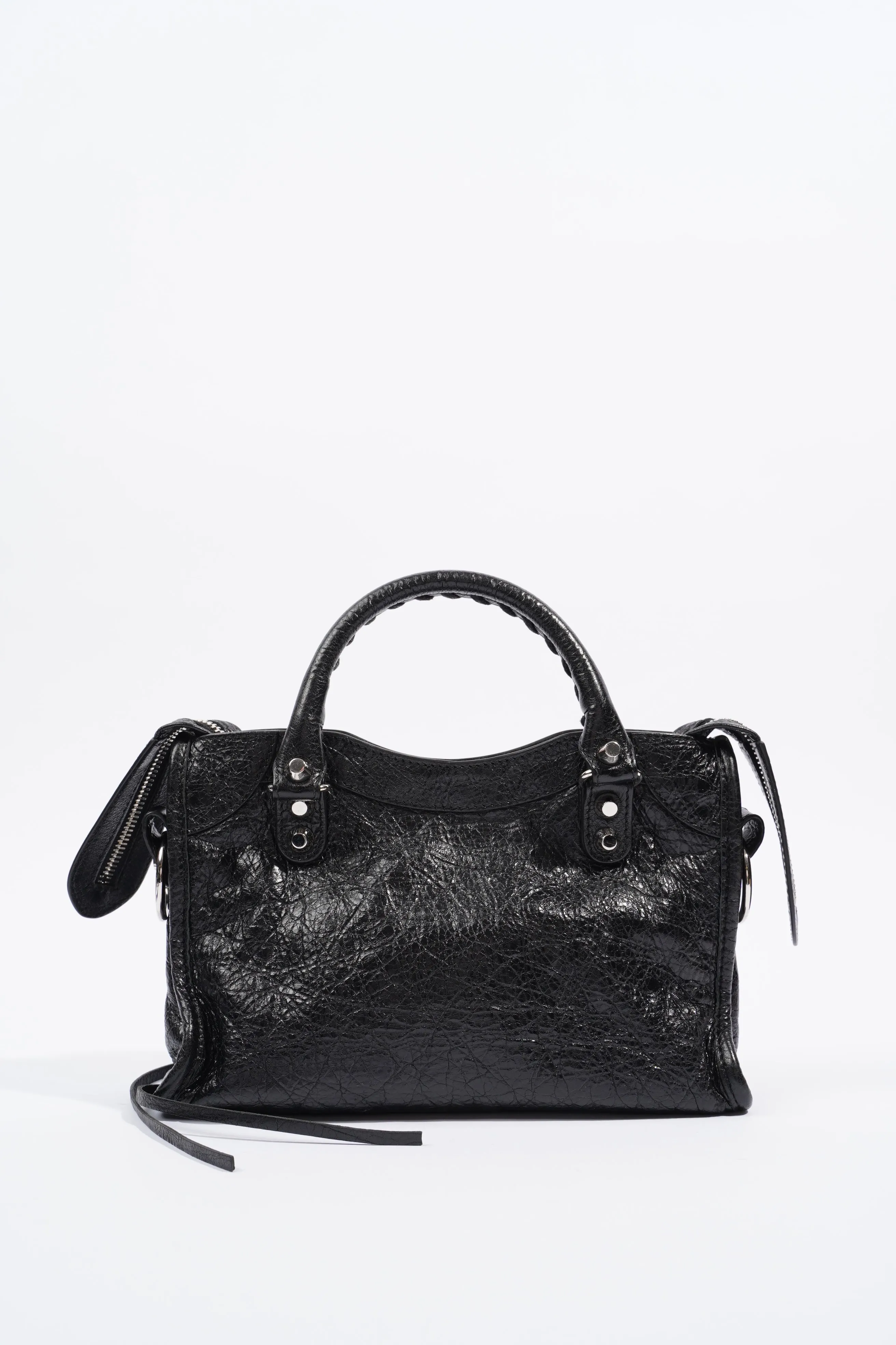 Balenciaga Classic City 2way Black Leather Mini