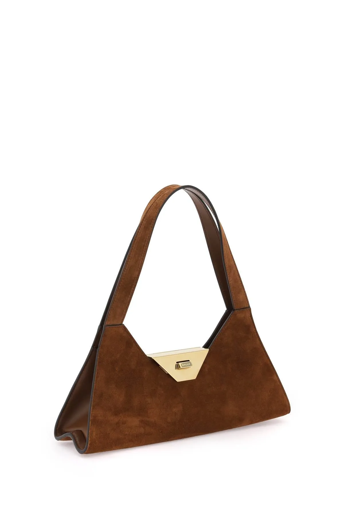 Bally suede trilliant shoulder bag