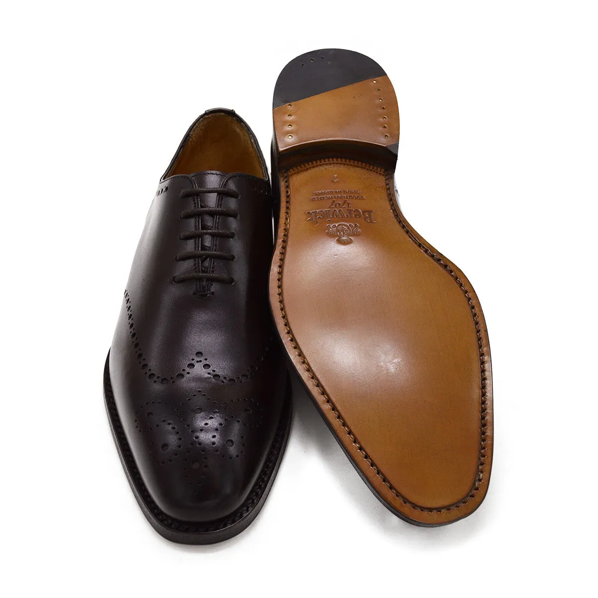 Berwick 1707 Brogue Wholecut (5556) - Moka