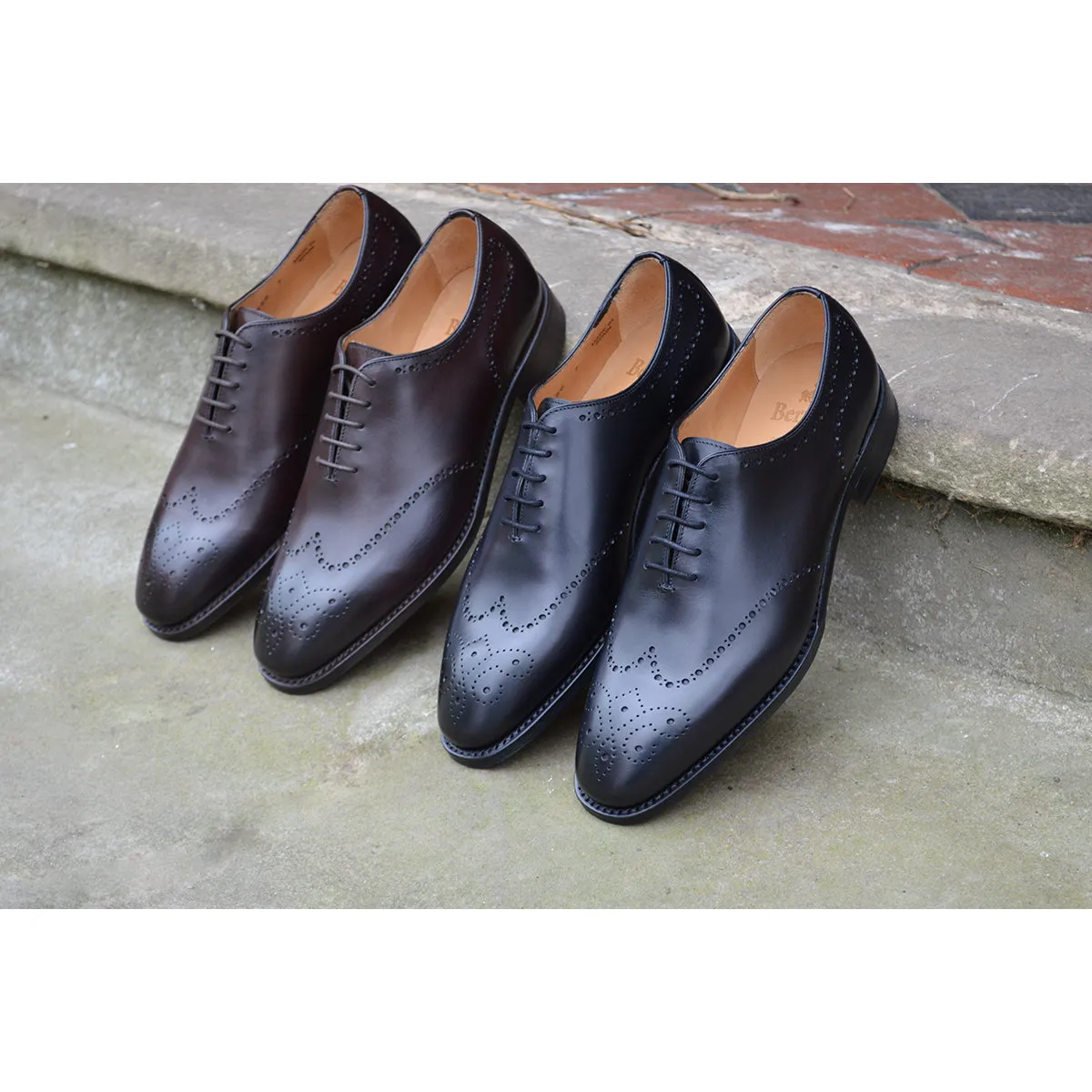 Berwick 1707 Brogue Wholecut (5556) - Moka