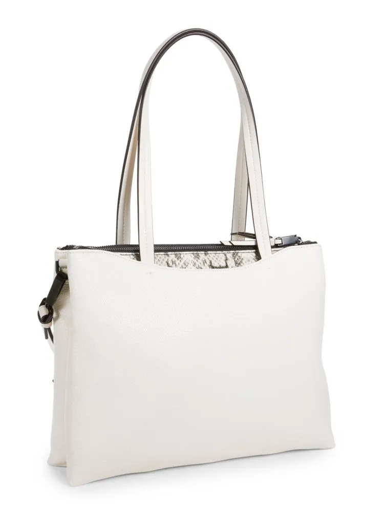 Calvin Klein Chrome Classic Tote Bag, White