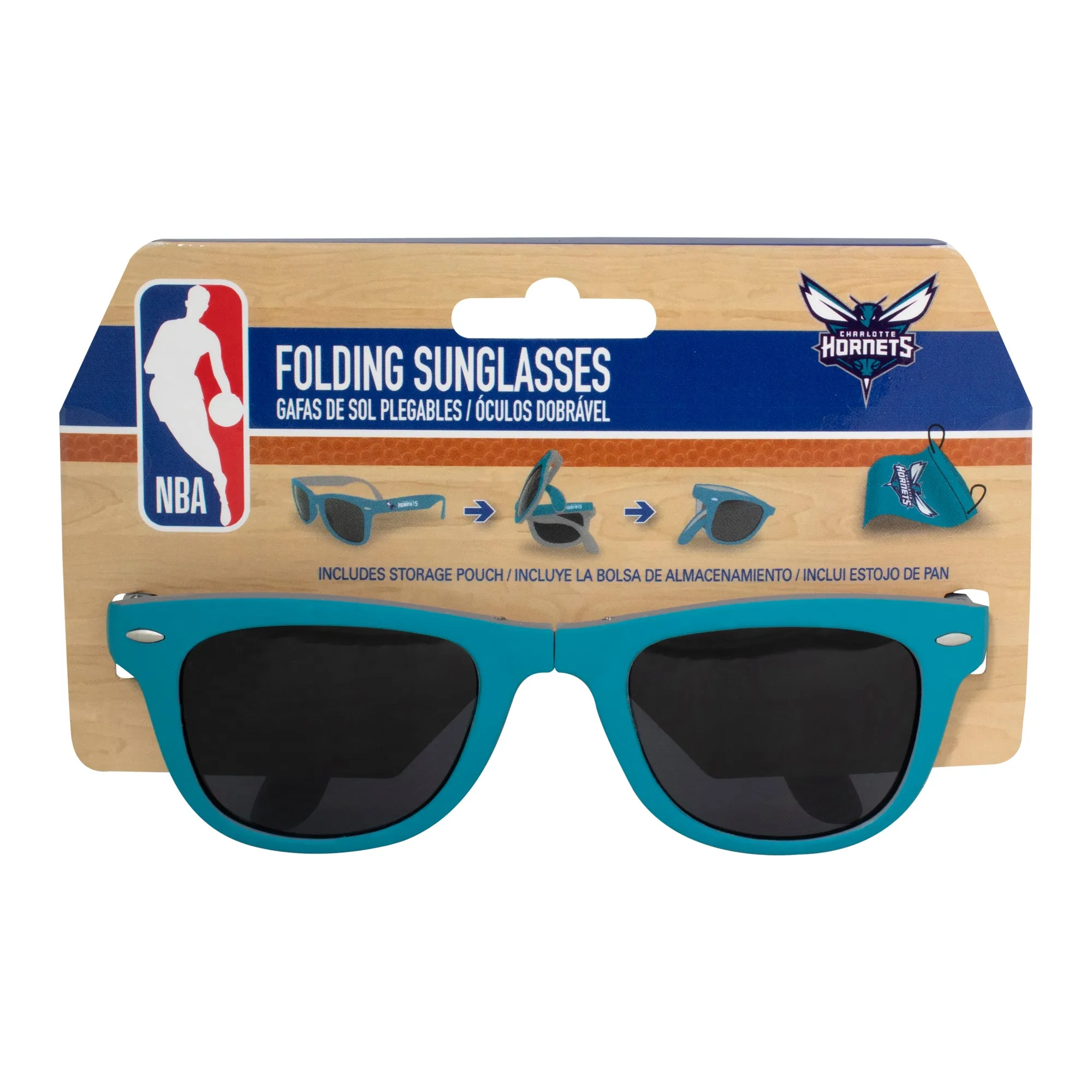 Charlotte Hornets Folding Sunglasses Maccabi Art