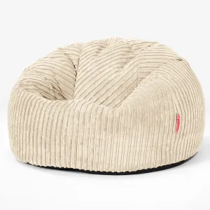 Classic Bean Bag Chair - Cord Cream