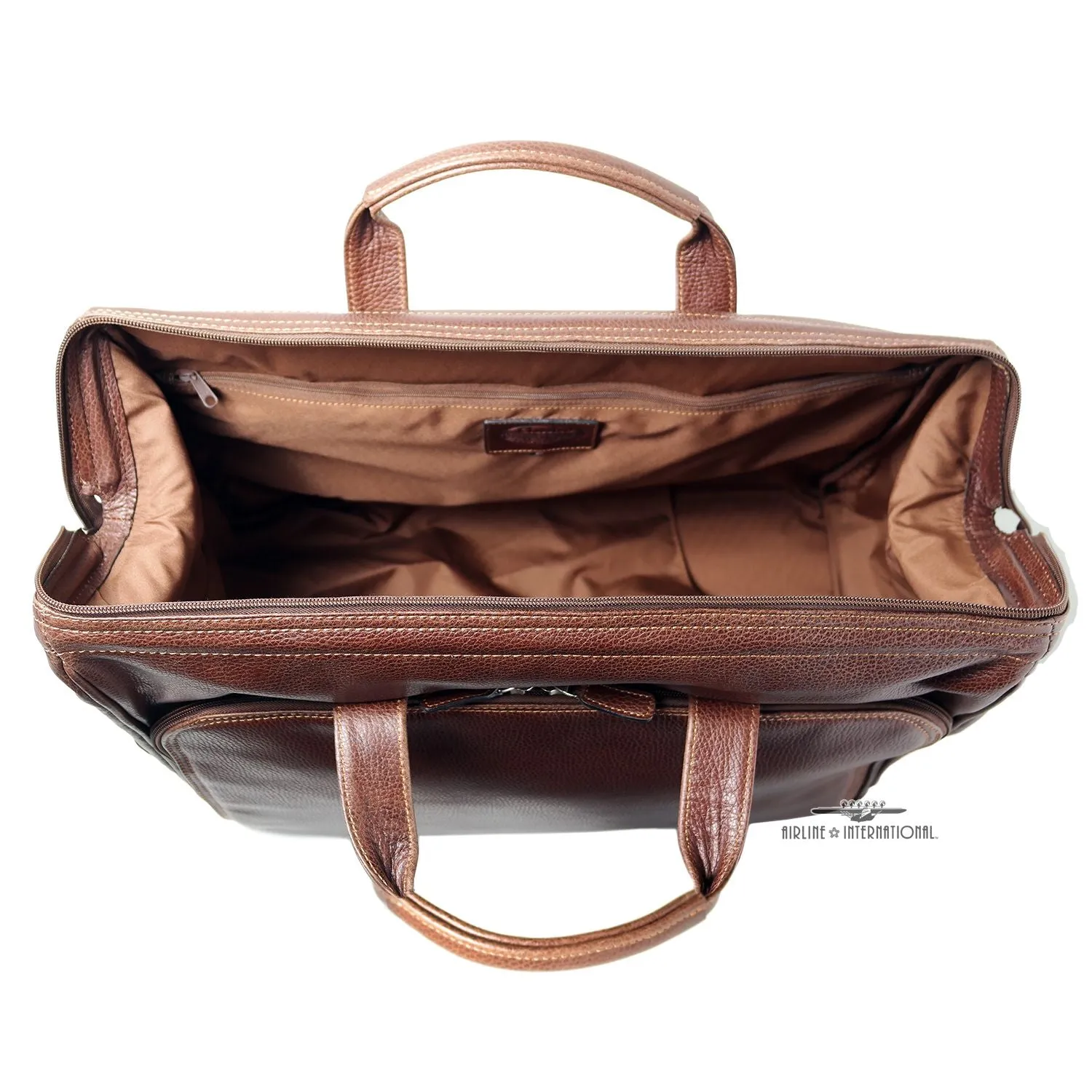 Classico Collection Tumbled Leather Club Bag