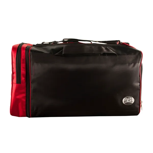 Cleto Reyes Embroidered Logo Black & Red Gym Bag