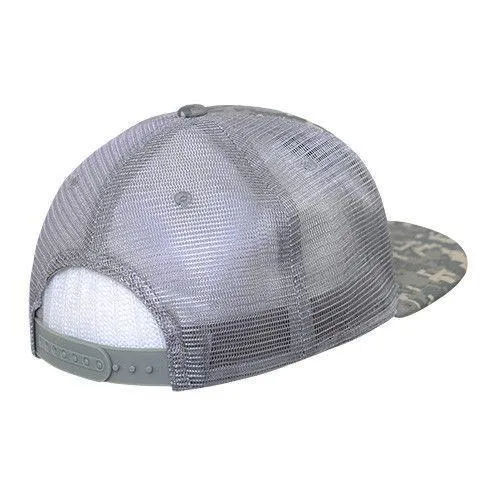 Decky Flat Bill Camouflage Cotton Foam Mesh Trucker Hats Caps Snapback Unisex