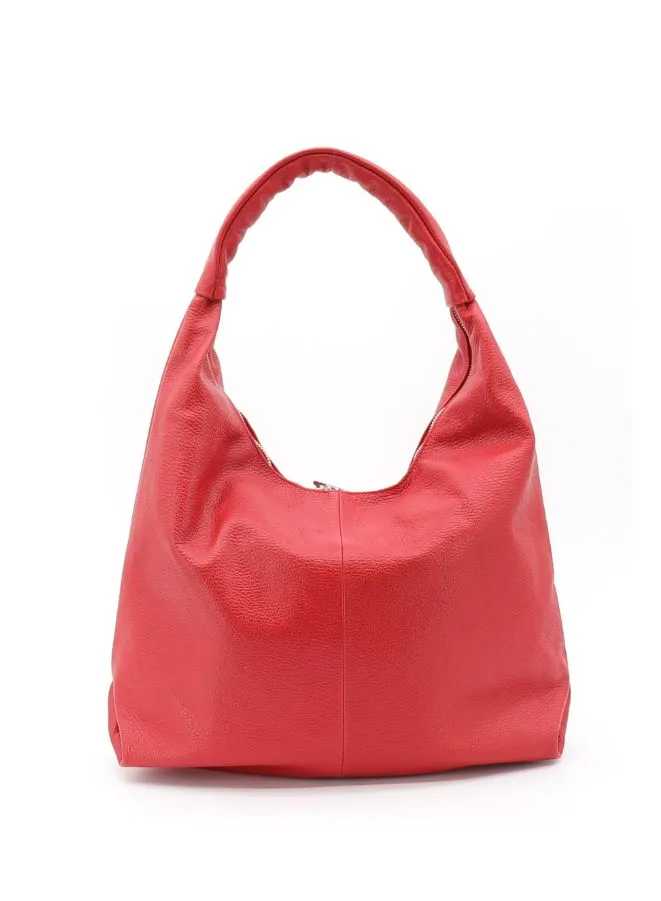 Effetty Genuine Leather Top Handle Shoulder Bag