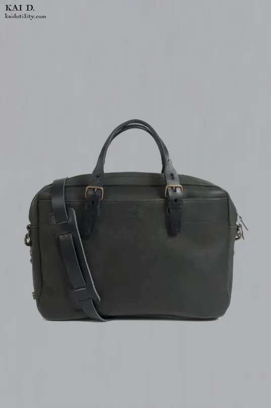 Folder Business Bag - Wax Black