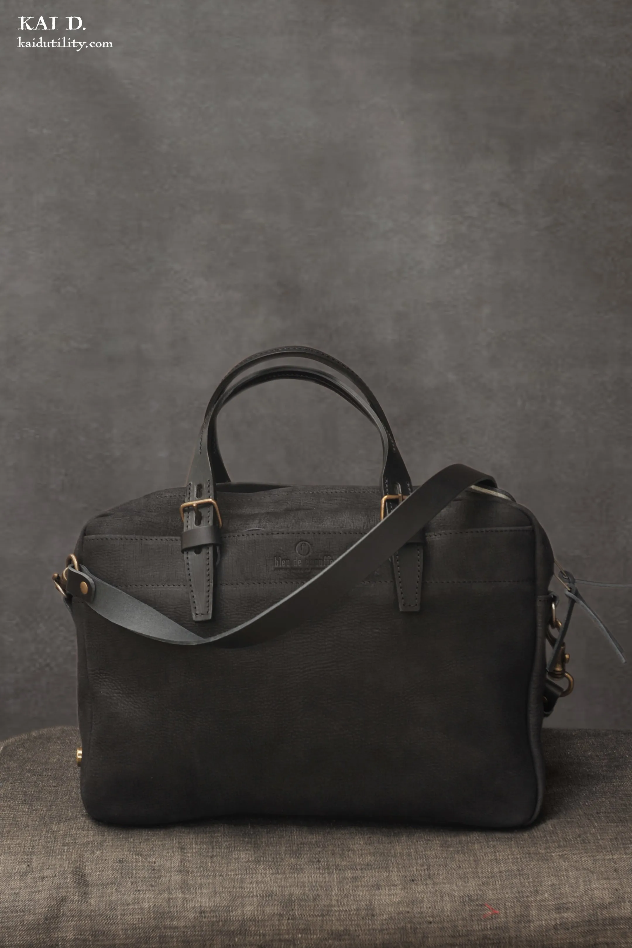 Folder Business Bag - Wax Black