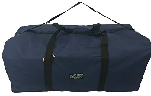 Heavy Duty Cargo Duffel Large Sport Gear Drum Set Equipment Hardware Travel Bag Rooftop Rack Bag (42" x 20" x 20", Navy)