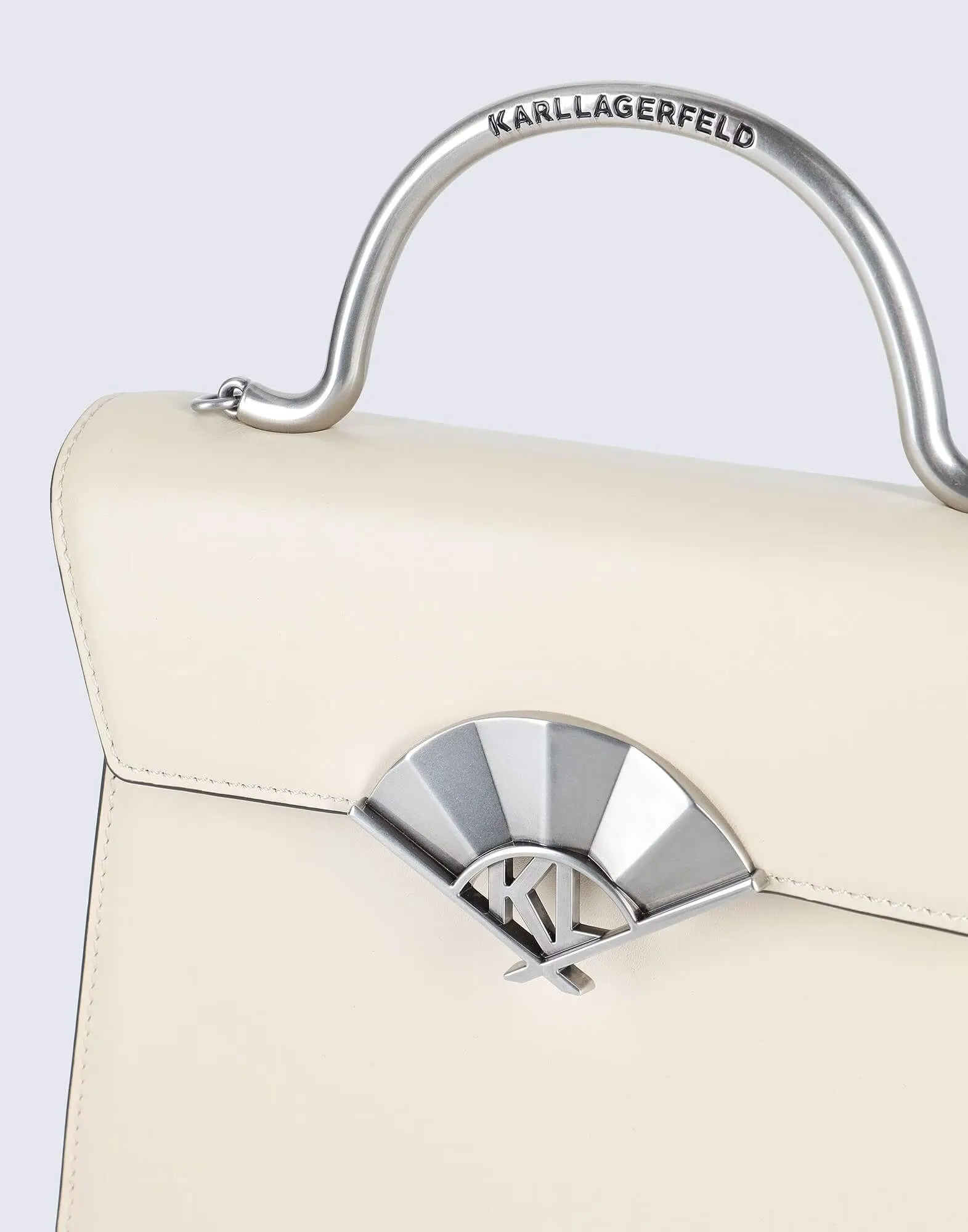 Karl Lagerfeld K/Archive Fan Bag, cream