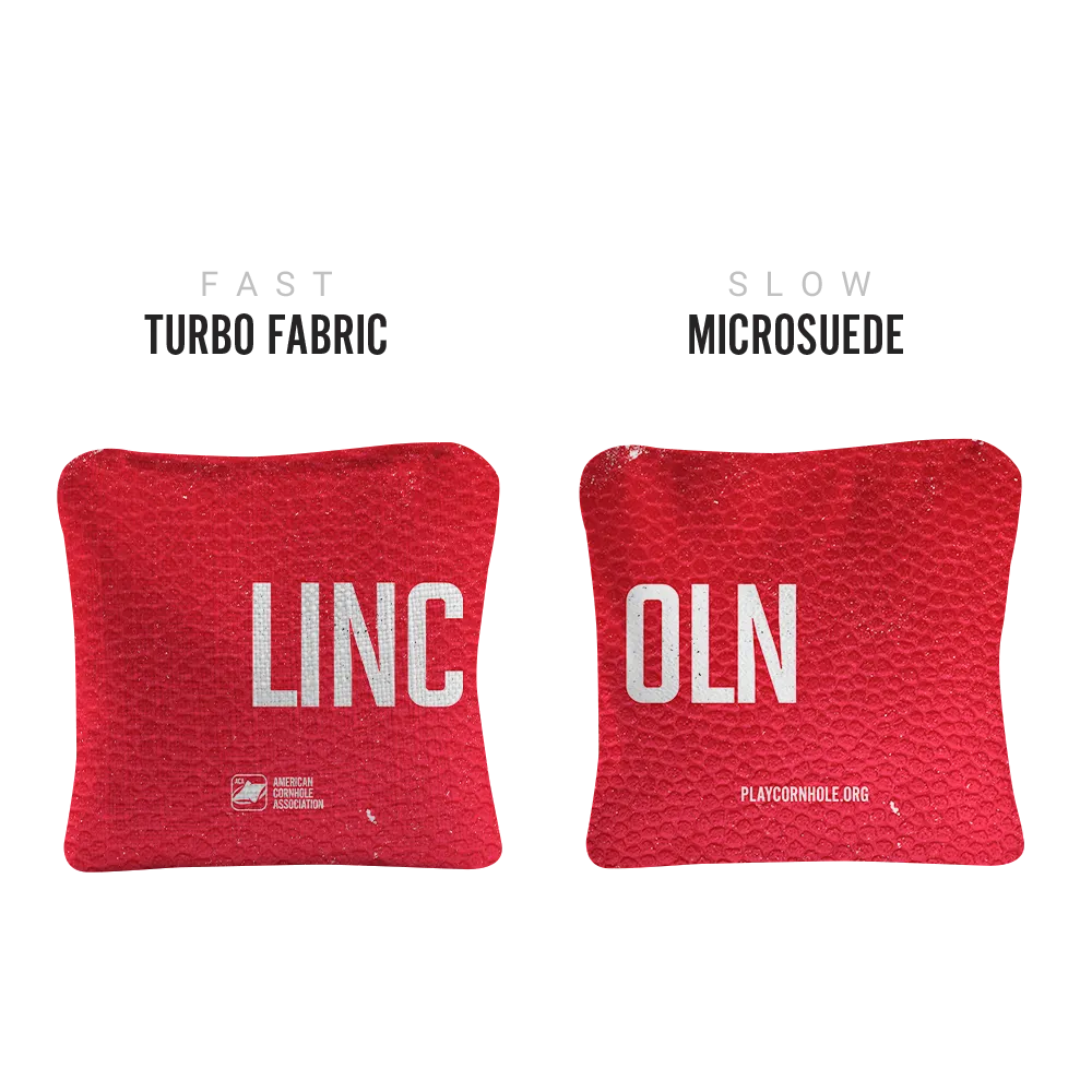 Lincoln Campus Gameday Synergy Pro Cornhole Bags