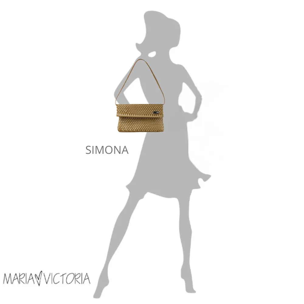 Maria Victoria | Simona BK | Upcycled, Handwoven, Shoulder Bag