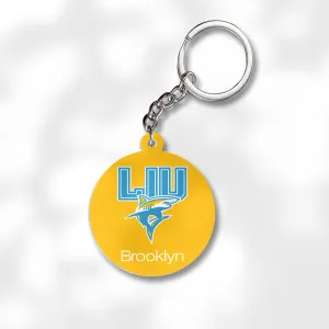 Pack 3 Long Island University Keychains