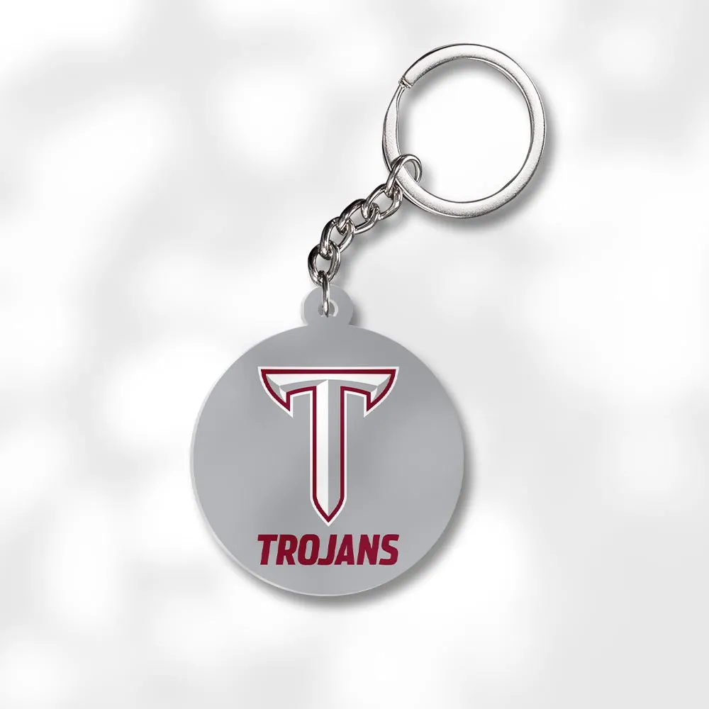 Pack 3 Troy University Keychains