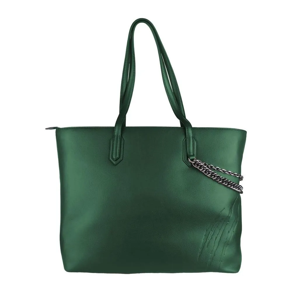 Plein Sport Green  Shoulder Bag