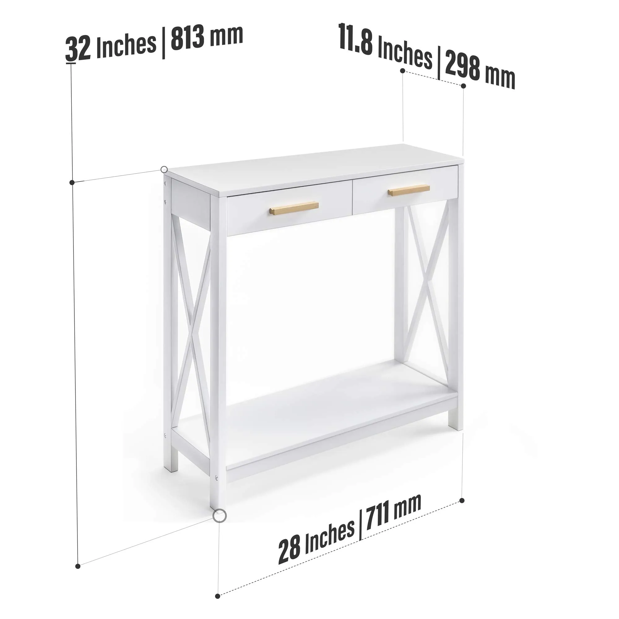 Prosumer'S Choice Modern Side Table And Nightstand W/Single Drawer Storage