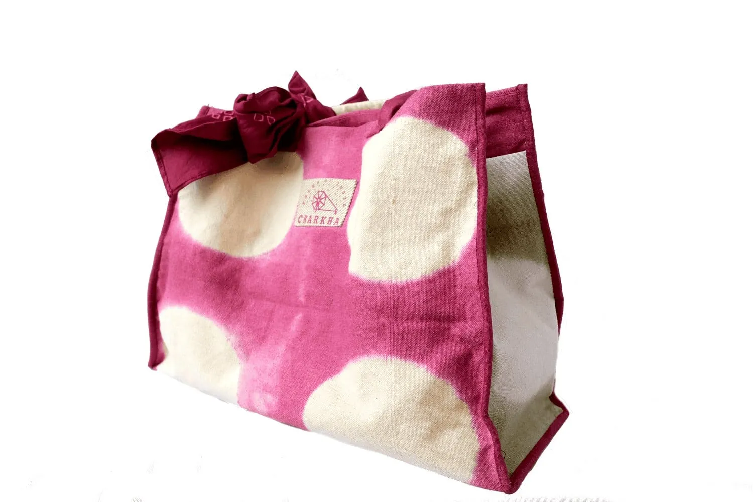 Red Tie Dye Tote Bag