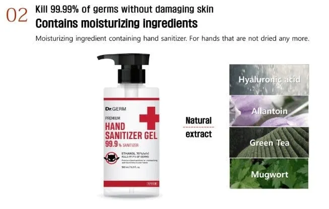 SANI01 Premium Hand Sanitizer Gel