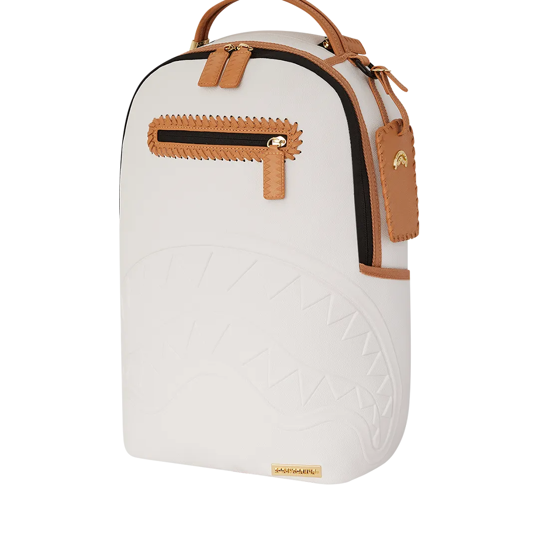 Sprayground Jetcopter Backpack - White / Brown