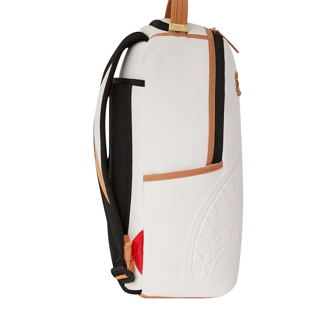 Sprayground Jetcopter Backpack - White / Brown