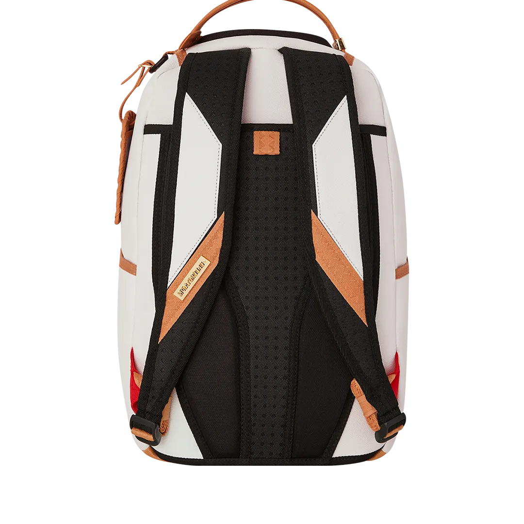 Sprayground Jetcopter Backpack - White / Brown