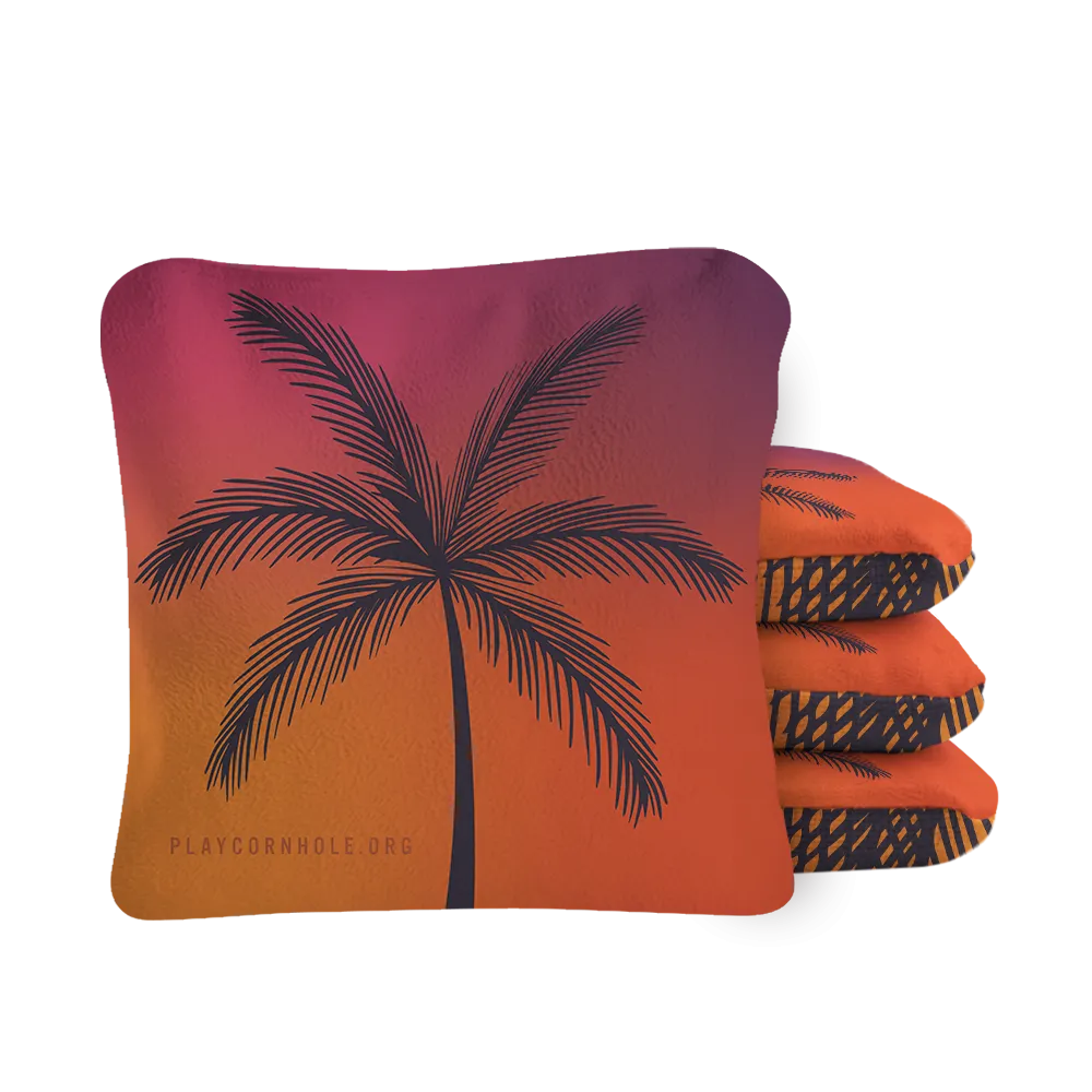 Tropical Sunset Synergy Pro Cornhole Bags