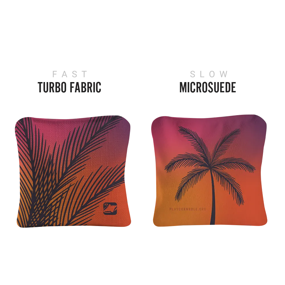 Tropical Sunset Synergy Pro Cornhole Bags