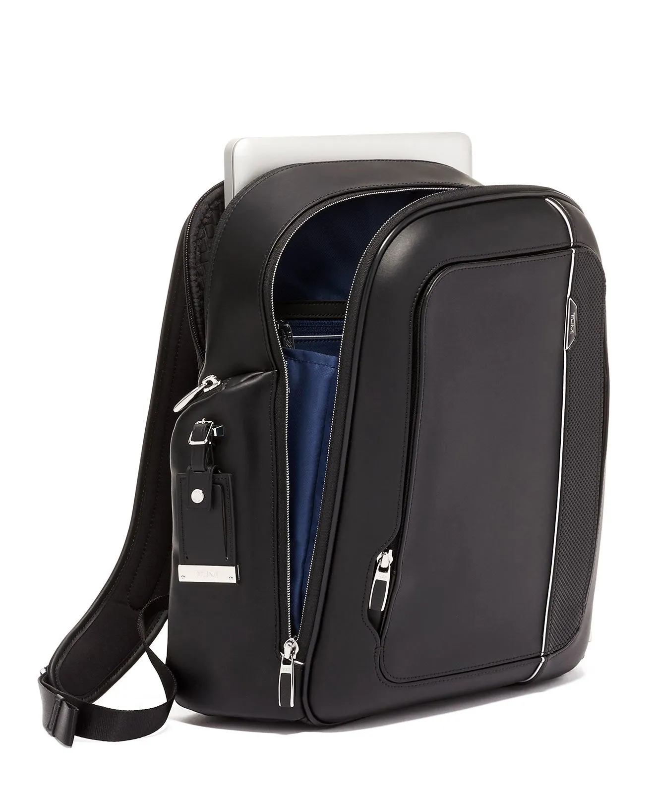 Tumi Larson Custom Backpacks, Black Leather