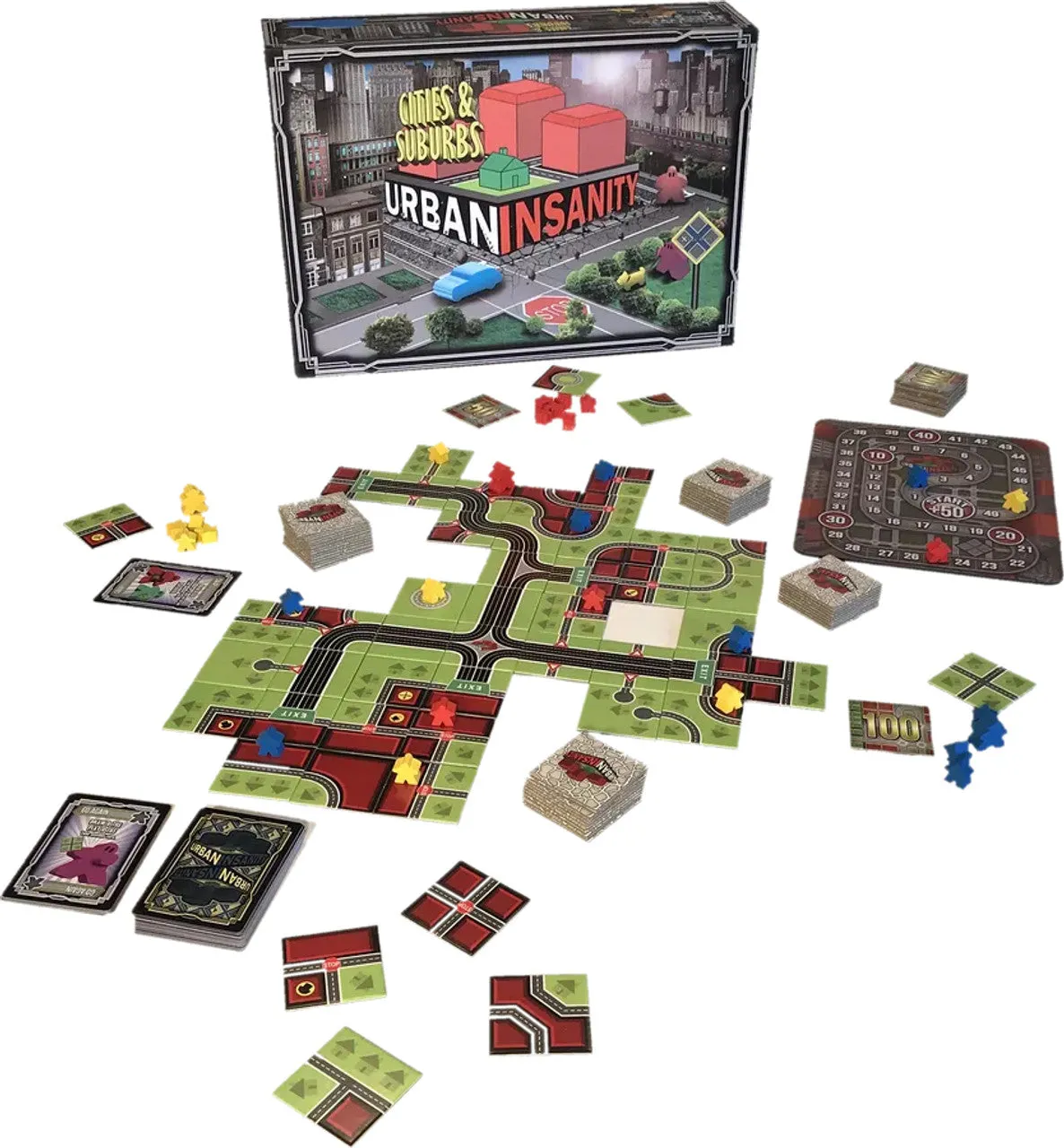 Urban Insanity Base Game - Cities & Suburbs