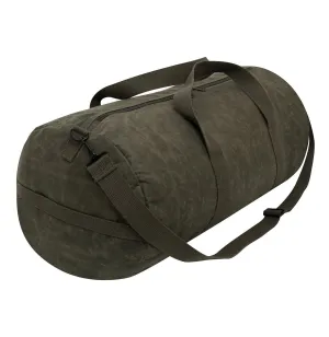 Waxed Canvas Shoulder Duffle Bag - 24 Inch